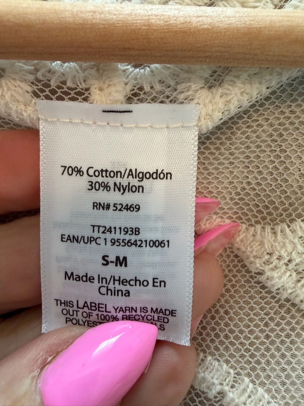 #608 White Lace Crochet Swim Coverup Kimono - Picture 7 of 8